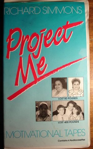Richard Simmons - Project Me weight loss motivational audio cassette tapes