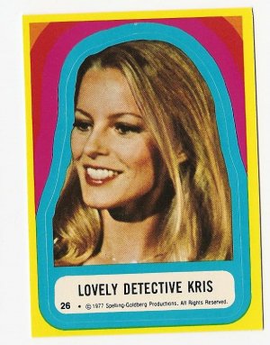 ... Topps Charlies Angels card ...