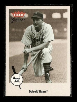 2002 Fleer Greats baseball card #46 George kell NM/M Detroit Tigers