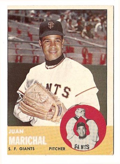 1963 Topps Baseball Card 440 Juan Marichal EX San Francisco Giants