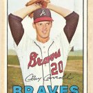 1967 Topps baseball card #219 Clay Carroll VG- Atlanta Braves 1967 Topps baseball card #219 Clay Carroll VG- Atlanta Braves
