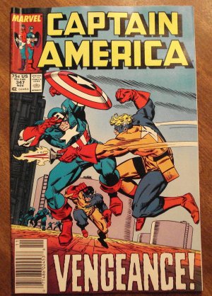 Captain America #347 comic book - Marvel Comics