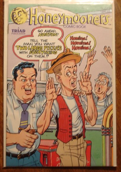 the HoneyMooners #2 comic book - Triad Publication, Jackie Gleason, Art Carney