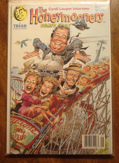 the HoneyMooners #9 comic book - Triad Publication, Jackie Gleason, Art Carney