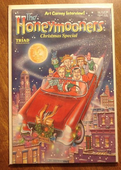 The HoneyMooners #3 comic book - Triad Publication, Jackie Gleason, Art Carney