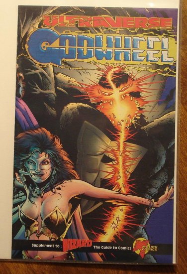 Ultraverse Godwheel promo comic book - Malibu comics - Wizard magazine supplement