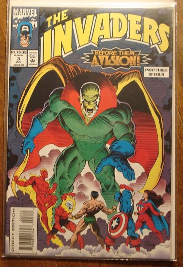 Invaders #3 (of 4) comic book - Marvel comics