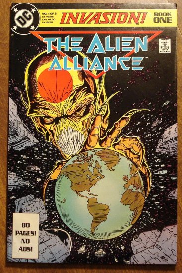 Invasion! Alien Alliance Book #1 comic book - DC Comics