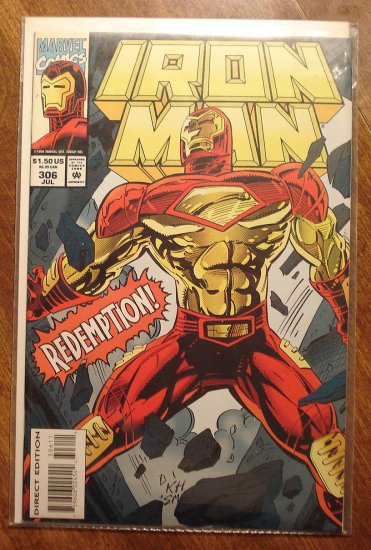 The Invincible Iron Man #306 comic book - Marvel Comics