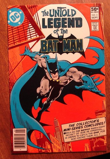 Untold Legend of The Batman #3 comic book - DC Comics, VG/F