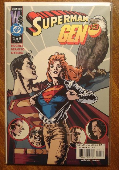 Gen 13 & Superman #1 comic book - Image & DC comics, Gen13