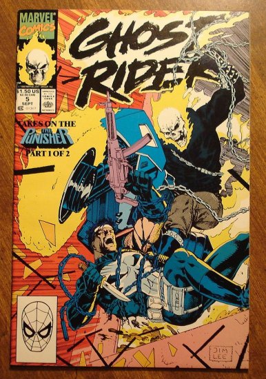 Ghost Rider #5 comic book - Marvel comics - w/ The Punisher
