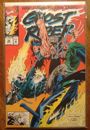 Ghost Rider #29 comic book - Marvel comics - w/ Wolverine!