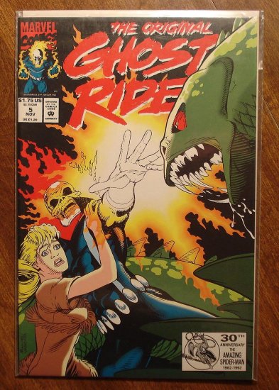 The original Ghost Rider #5 comic book - Marvel comics
