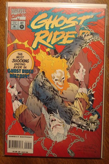 Ghost Rider #54 comic book - Marvel comics
