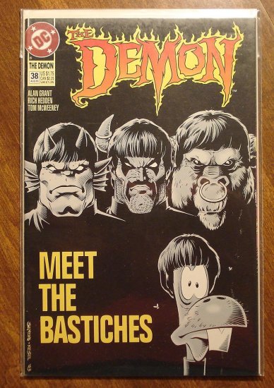 The Demon #38 comic book - DC comics - Beatles Parody Cover