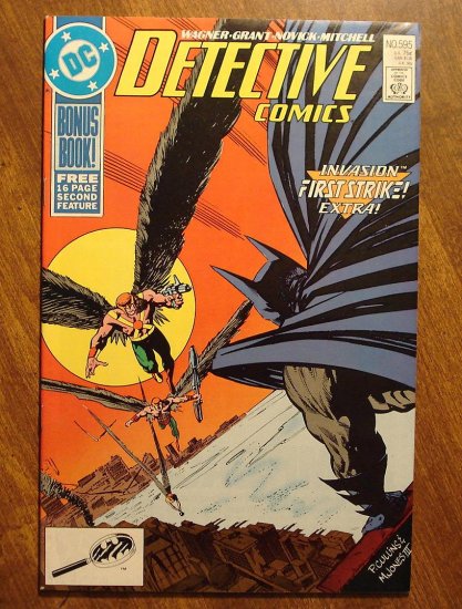 Detective Comics #595 comic book - DC Comics, Batman
