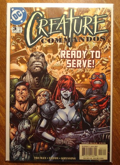 Creature Commandos #3 comic book - DC Comics