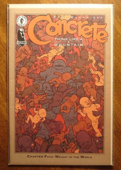 Concrete: Think Like a Mountain #4 comic book - Dark Horse Comics