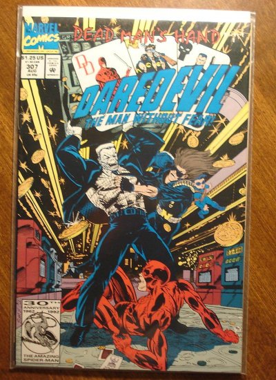 Daredevil #307 comic book - Marvel Comics