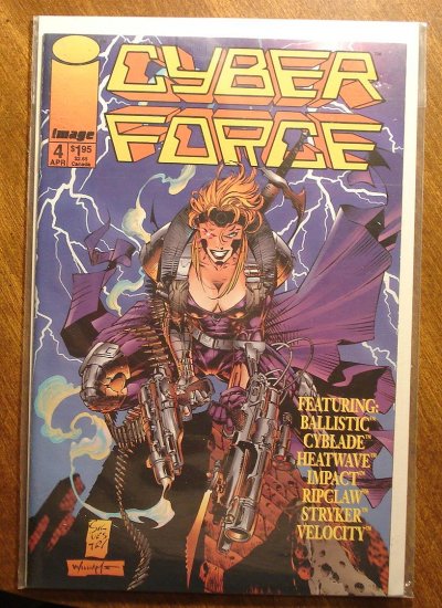 CyberForce #4 (1994) comic book - Image comics, cyber force
