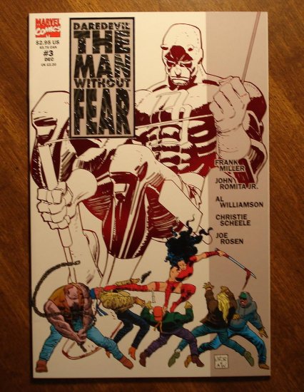 Daredevil: The Man Without Fear #3 comic book - Marvel Comics - Frank Miller