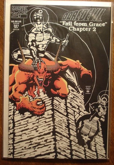 Daredevil #321 comic book - Marvel Comics - Glow in the dark cover