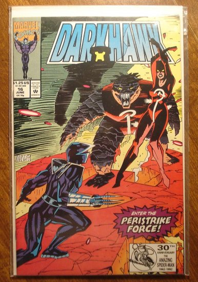 Darkhawk #16 comic book - Marvel Comics