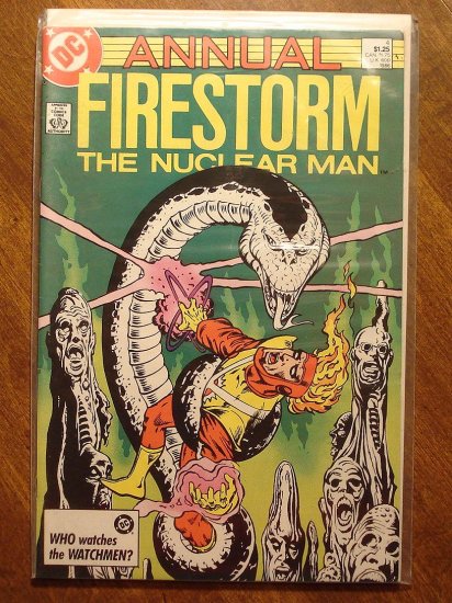 Firestorm The Nuclear Man Annual #4 comic book - DC Comics