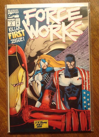 Force Works #1 comic book - Marvel Comics - pop-up fold-out cover