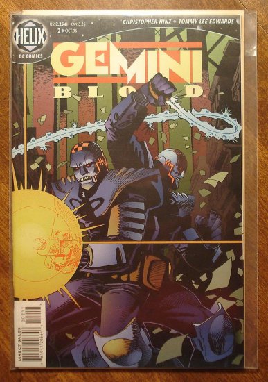 Gemini Blood #2 comic book - DC (Helix) Comics