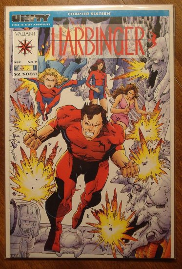 Harbinger #9 comic book - Valiant comics