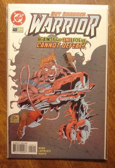 Guy Gardner Warrior #40 comic book - DC Comics - Green Lantern