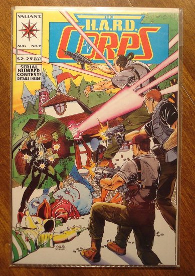 The Hard Corps #9 comic book - Valiant comics