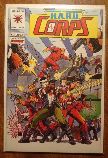 The Hard Corps #5 comic book - Valiant comics
