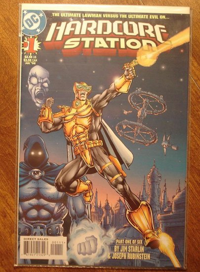 Hardcore Station #1 comic book - DC comics