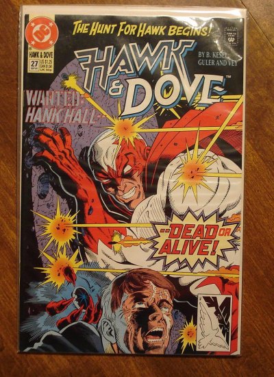 Hawk & Dove #27 (1980's series) comic book - DC Comics