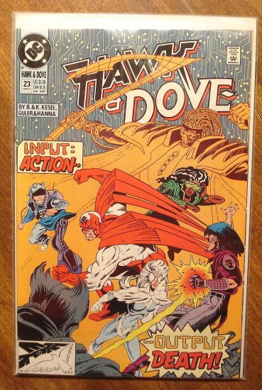 Hawk & Dove #23 (1980's series) comic book - DC Comics