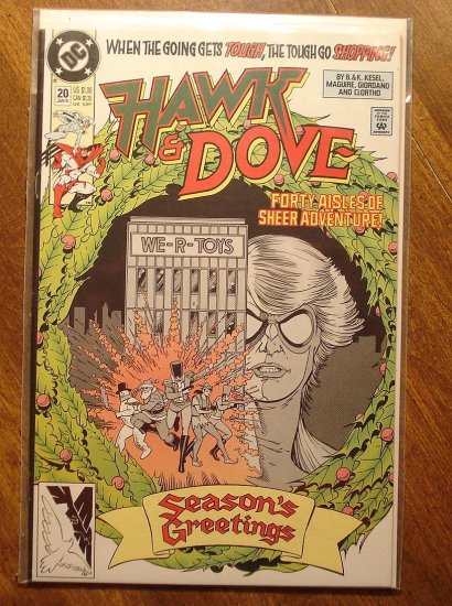 Hawk & Dove #20 (1980's series) comic book - DC Comics