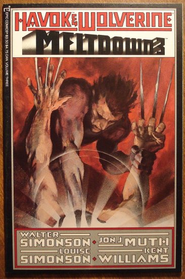 Havok & Wolverine: Meltdown #3 deluxe format comic book - Marvel Comics