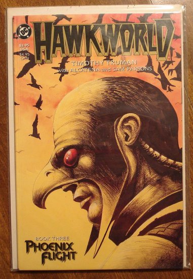 Hawkworld deluxe format mini series #3 comic book - DC Comics - Tim Truman