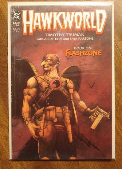 Hawkworld deluxe format mini series #1 comic book - DC Comics - Tim Truman