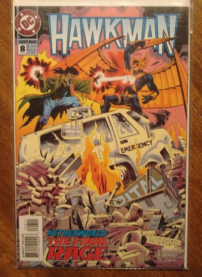 Hawkman #8 (1990's) comic book - DC Comics