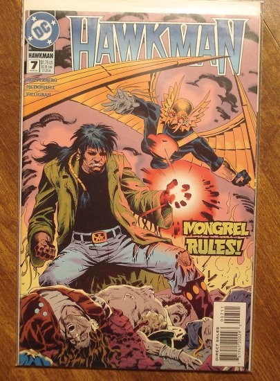 Hawkman #7 (1990's) comic book - DC Comics