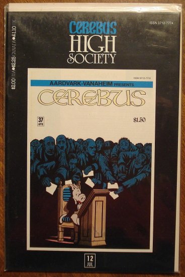 Cerebus - High Society (reprint series) #12 comic book - Dave Sim - Aardvark-Vanaheim
