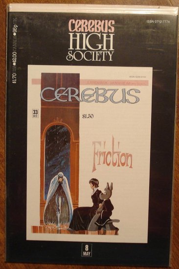 Cerebus - High Society (reprint series) #8 comic book - Dave Sim - Aardvark-Vanaheim