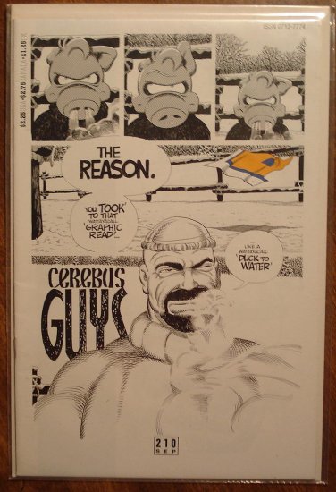 Cerebus #210 comic book - Dave Sim - Aardvark-Vanaheim