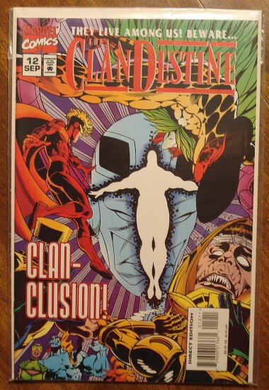 Clandestine #12 comic book - Marvel comics