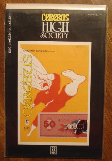 Cerebus - High Society (reprint series) #22 comic book - Dave Sim - Aardvark-Vanaheim