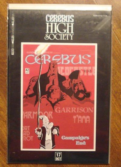 Cerebus - High Society (reprint series) #17 comic book - Dave Sim - Aardvark-Vanaheim